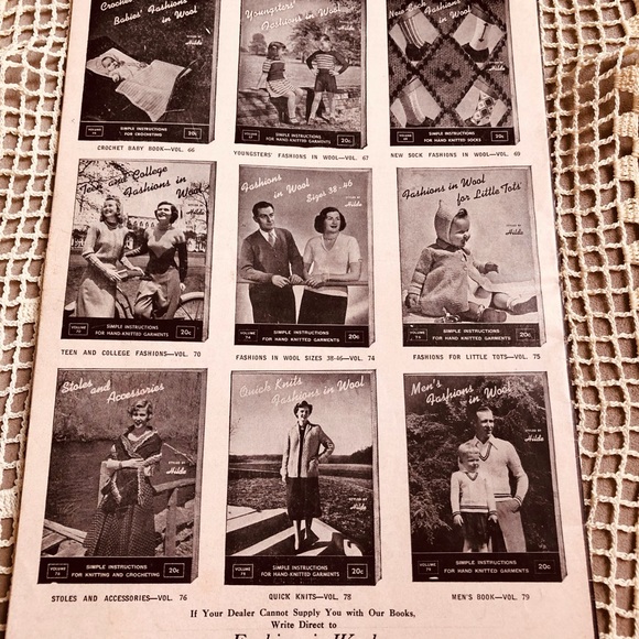 Knitting book Babies Fashion in Wool - Picture 2 of 4